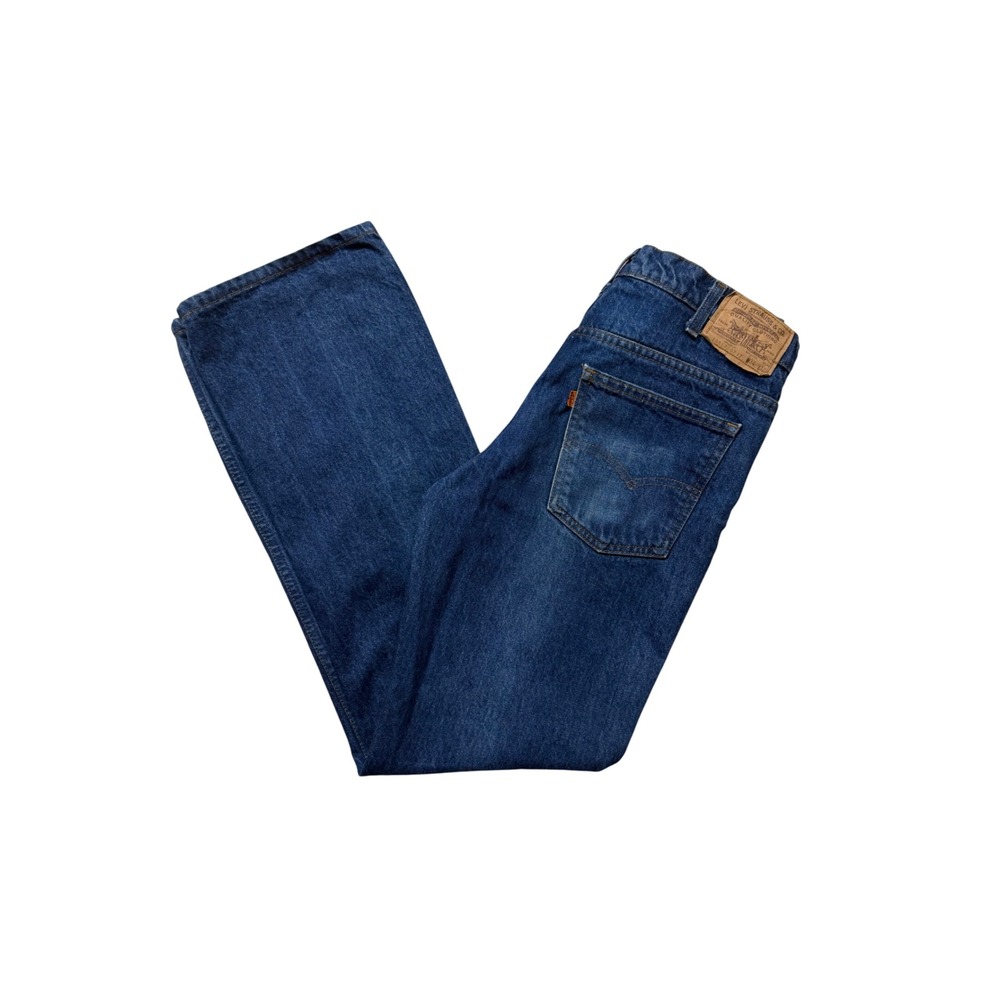 Vintage 1983 Levi's 517 Orange Tab Bootcut Jeans USA Made W34 L32